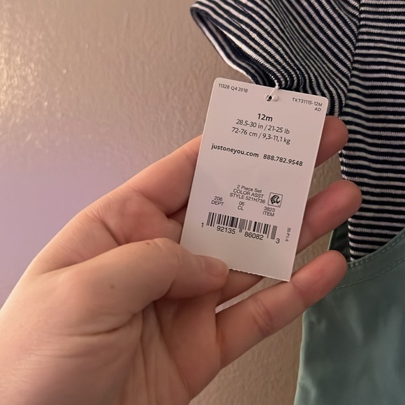 NWT Carter’s Overall 2 piece set - Picture 4 of 5